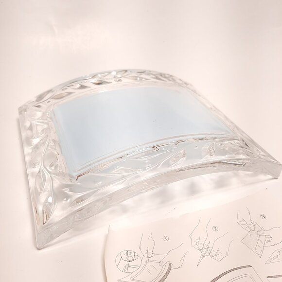 CRISTAL D'ARQUES 24% LEAD CRYSTAL PHOTO FRAME for 4 x 6 photo - Picture 4 of 9